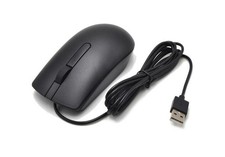 Dell MS116 Black Optical 1000 DPI USB Scroll Wheel Mouse