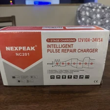 Nexpeak NC201 Intelligent Pulse Repair Battery Charger 7 Stage 12V10A-24V5A. 7