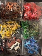 Mix of Indians and Army Men Vintage Figurines, All Different Colors