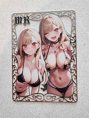 Marin Kitagawa Dress-Up Darling 068/200 Silber Metall Karte Waifu Goddess Story
