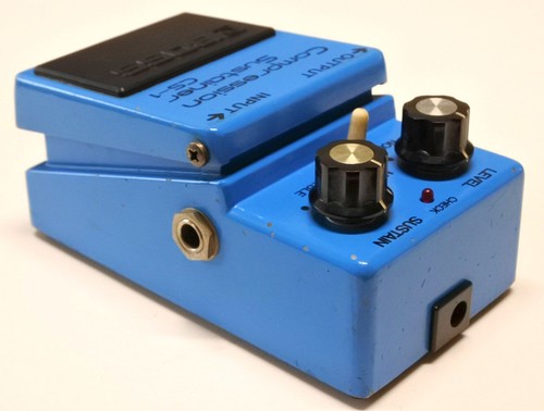 Boss CS-1 Compression Sustainer Gitarren-Effekt-Pedal MIJ 1979 #58 silberne Schraube - Bild 3 von 12
