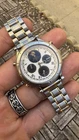 Seiko Age of Discovery Moon Phase 7T36-7A10 Vntg. Chronograph Quartz Running