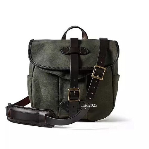 Borsa messenger impermeabile tela olefina pelle bovina tracolla unisex retrò borsa - Foto 20 di 26