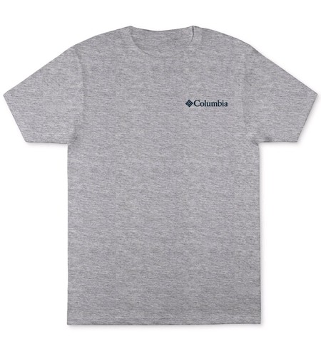 Columbia Men's Bryker Eagle Graphic Crewneck T Shirt Regular Fit Grey Heather - 第 4/4 張圖片