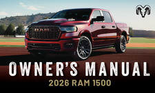 Dodge Ram 1500 2026 manual del propietario de camioneta guía del usuario - a todo color - manual impreso