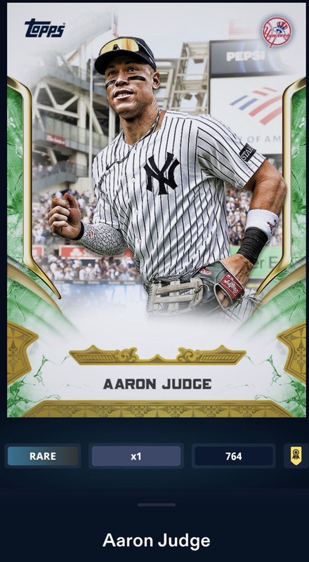Topps Bunt Digital SR Award Aaron Judge Reverence. Digital Card!!!