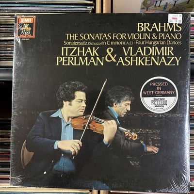 Sonatas Violin Piano Hungarian Dances Record Vinyl Brahms  Itzhak Perlman Sealed