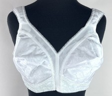Vtg Playtex Womens 18 Hour Classic Soft Cup Bra 38C White Adjustable Soft Cup