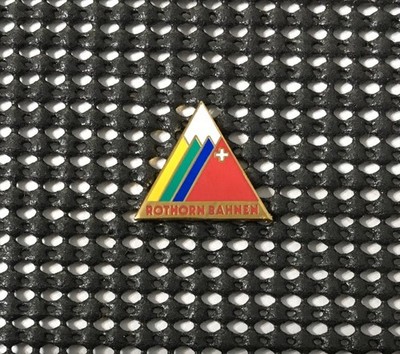 Rothorn Bahnen Switzerland Mountain Swiss Alps Railroad Train Railway Lapel Pin