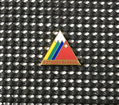 Rothorn Bahnen Switzerland Mountain Swiss Alps Railroad Train Railway Lapel Pin