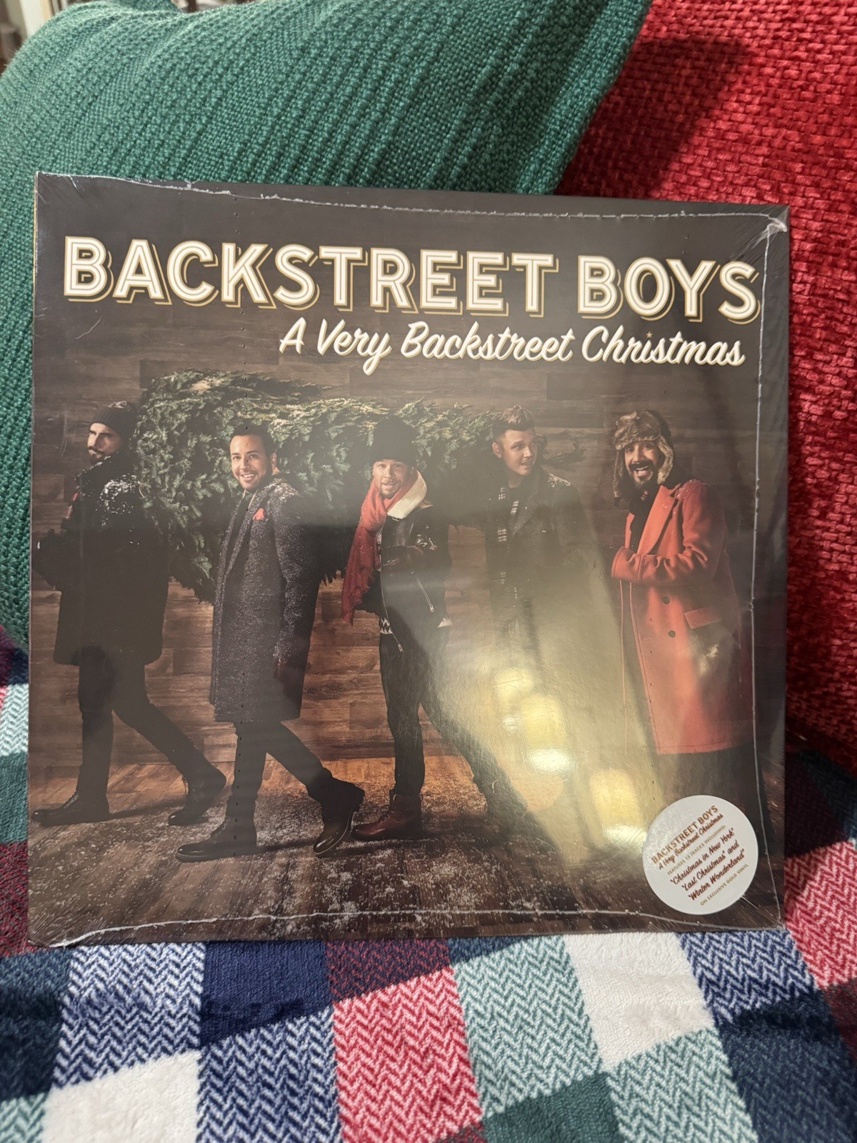 Backstreet Boys / a Very backstreet Christmas Gold Vinyl Spotify Fan First Lp