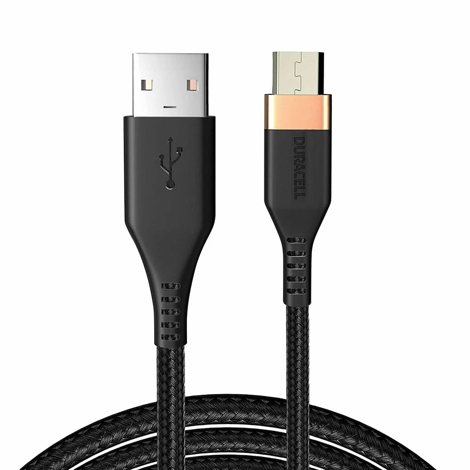 DURACELL USB-A To Micro V8 1.2M braided Sync & Fast Charge Cable - Free Ship - Image 4 of 4