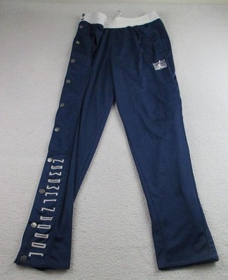 Jordan Pants Mens Large Navy Dri-FIT Snap Button Tear Away Warm Up AH1551-410