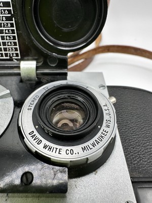 David White Stereo Realist 35MM FILM CAMERA #A93176 35MM F3.5 LENS