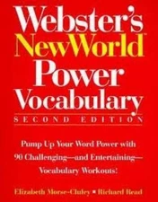 Websters New World Power Vocabulary - Hardcover - VERY GOOD