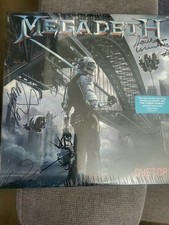 Megadeth Dystopia Signed Pledge Music Crowd Fund Album Mint Condition 