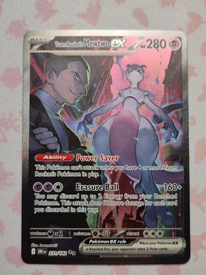 Team Rockets Mewtwo EX Special Illustration Card 231/182 Sv10: Destined Rivals