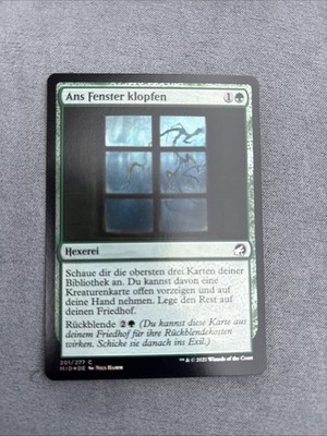 Ans Fenster Klopfen Magic The Gathering Foil 201/277 MID Common