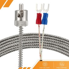 J Type Temperature Sensor Probe Thermocouple 1 Meters 5x21mm 32-1112F/0-600 C