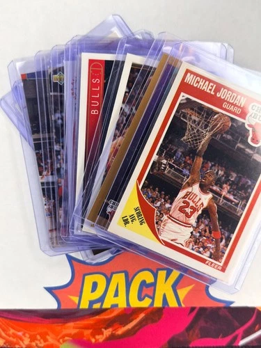 Michael Jordan Vintage Card Lot (11) Cards Total - Hoops, Skybox, Upper Deck