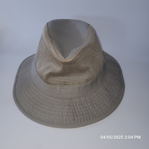 Sombrero para el sol DORFMAN PACIFIC CO DPC para hombre GRANDE algodón caqui malla exterior jardín - Imagen 3 de 7