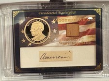 1/1 Woodrow Wilson Presidential Masterpiece Handwritten 