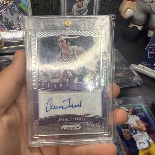 Jerry West #PM-JWS 2019 Panini Prizm Penmanship card