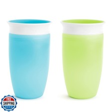 Munchkin Sippy Cups for Toddlers 1-3, Spill Proof Miracle 360 Cup, 10 Ounce,