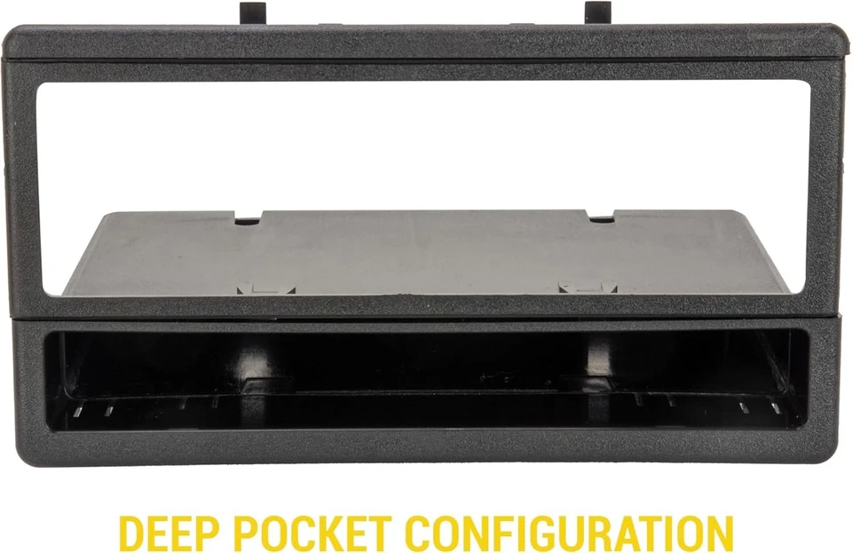 Kit de painel Scosche FD1327B single DIN compatível com Select 1995-11 preto - Imagem 4 de 4