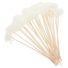 30pcs Rattan Flower Sticks Natural Fragrance Diffuser Oil Diffuser Flower