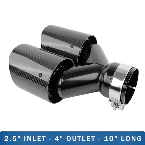 For Aston Martin Vantage 2.5''/3" to 4'' Rear Dual Exhaust Pipe Tail Muffler Tip - Picture 15 of 18