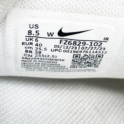 Nike Mujer Revolution 7 FZ6829-102 Blanco Zapatos para Correr Tenis Talla 8.5 W - Imagen 8 de 12