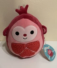 Squishmallow 8” Cardona Red Monkey Pomegranate RARE Jazwares NWT