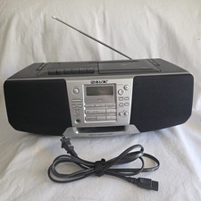 Sony CFD-S28 Portable CD Radio Cassette Boombox Stereo - Tested Working Great