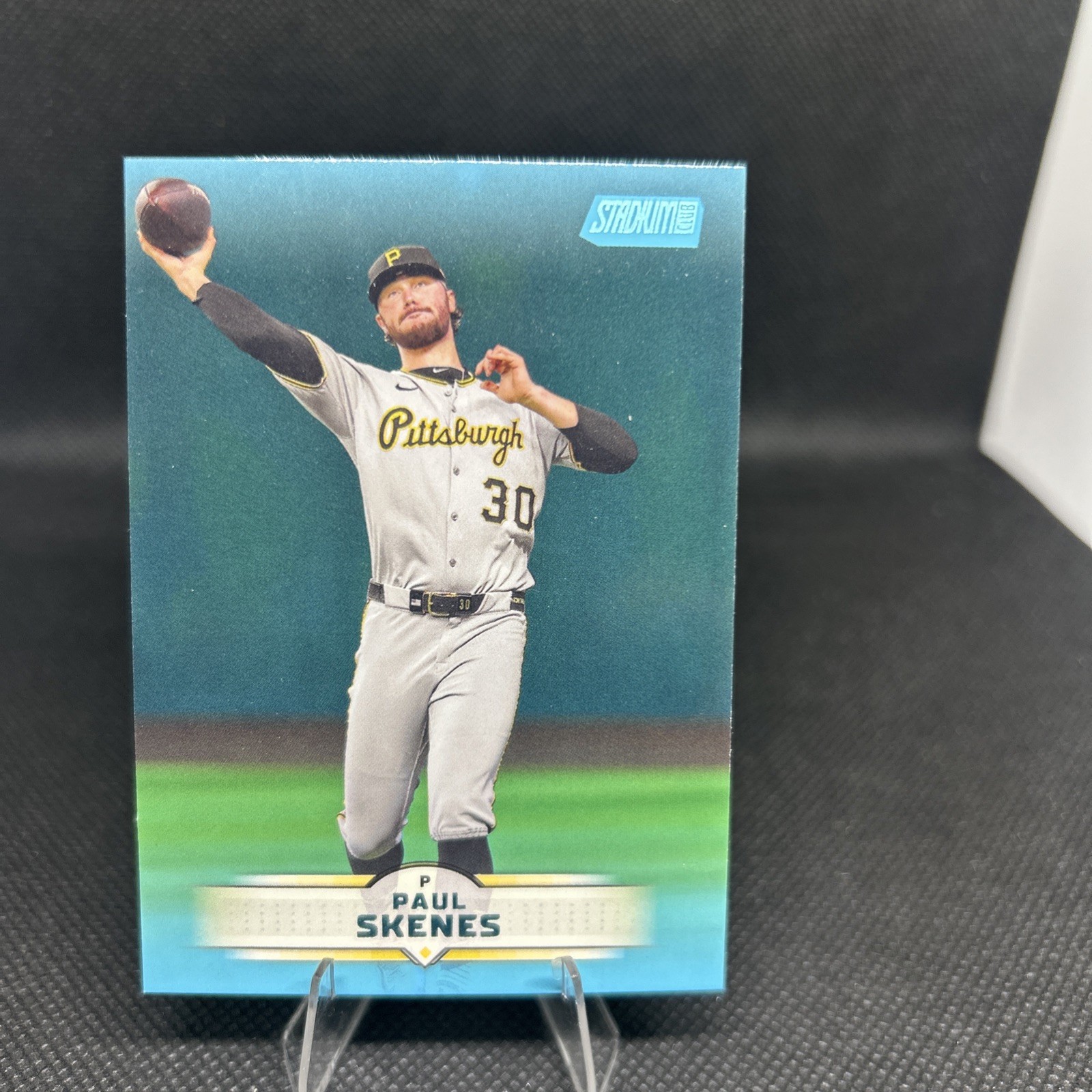 2025 Topps Stadium Club Blue Foil Paul Skenes #105