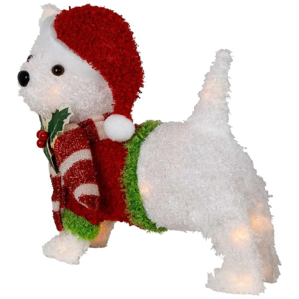 Westie Natal Iluminação Interna/Externa West Highland Terrier 🎄Pronto para enviar! - Imagem 4 de 4