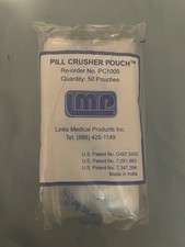 Pill Crusher Pouches - 50 per pack, total 1000