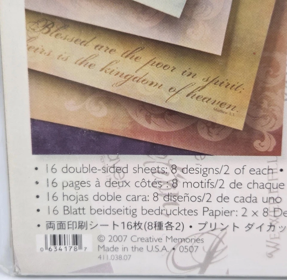 Nuevo Kit Álbum Completo Creative Memories Inspiración Cristiana 12 x 12 2007 Foto 4 de 4