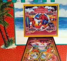 Skateball Pinball Flyer Original 1980 Retro Skateboard Promo 8.5" x 11" Vintage