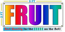 FRUIT RAINBOW FADE Banner Sign NEW XXL Size Best Quality for the $$$$