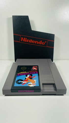 Excitebike -- NES Nintendo Authentic Original Racing 5 Screw Game CLEAN TESTED - Picture 2 of 6