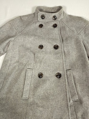 Gap Jacket Adult Small Gray Long Sleeve Full Zip Pockets Buttons Womens - Picture 12 of 12