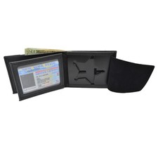 Perfect Fit Florida Sheriff 5 PT Star Badge Wallet Bifold Credit Card Holder