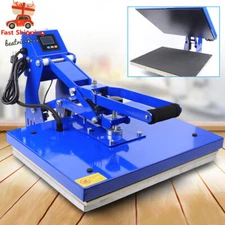 Upgraded Auto Open Heat Press Machine Clamshell 16x20 Slide Out Base T Shirt htv