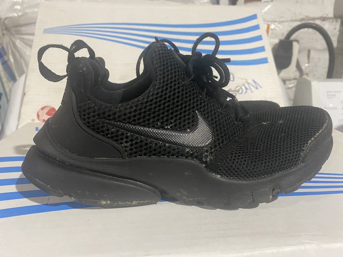 Nike Presto Fly GS Black Grey Splatter Size 4Y Youth Size Women