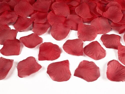 500 Petali di rosa ROSSI ROSSO sintetici in tessuto 0ESW - Foto 1 di 1
