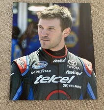 Daniel Suarez Signed Subway Telcel Standing In The Garage 8x10 Photo Auto COA