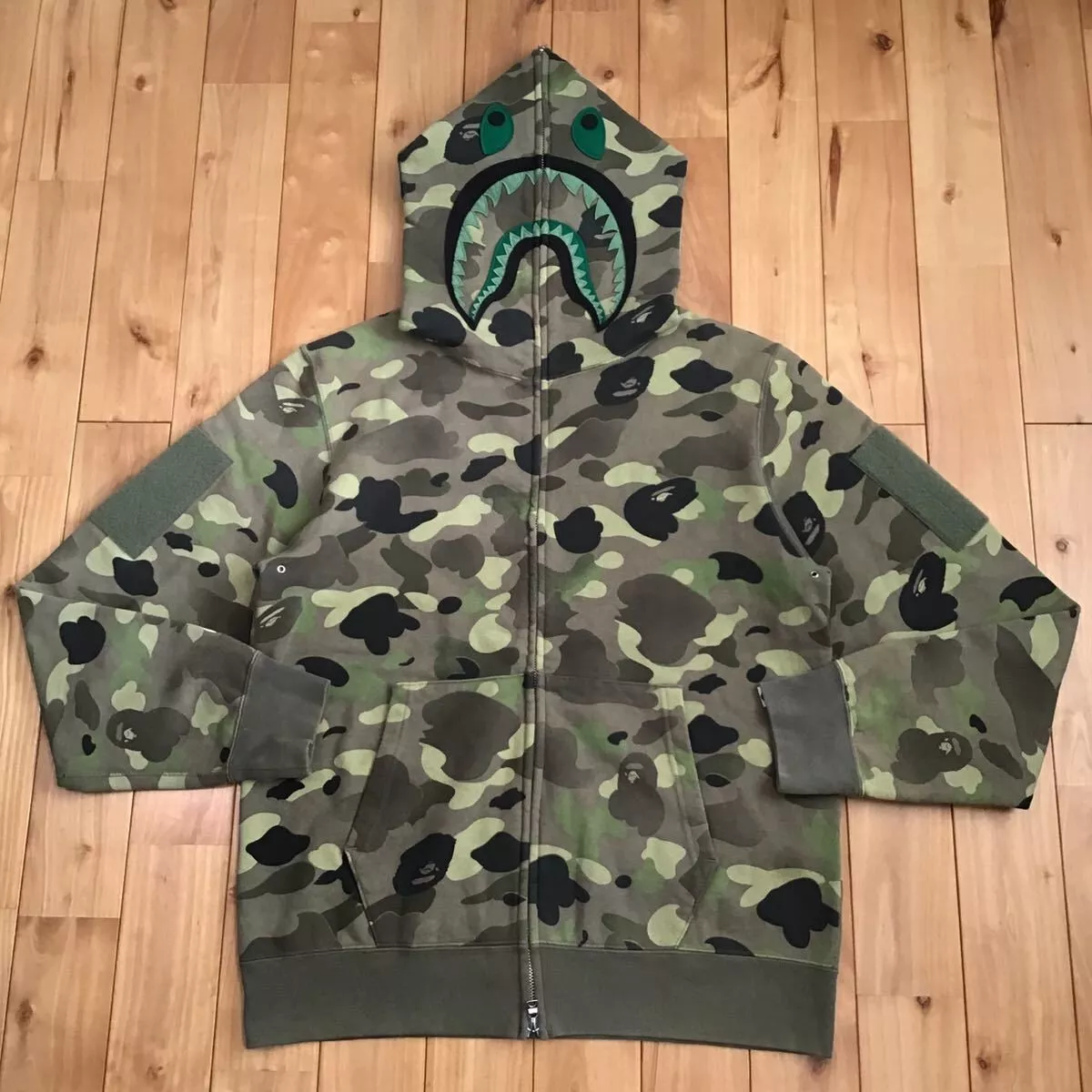 BAPE Gradation camo shark full zip hoodie A Bathing Ape Size L