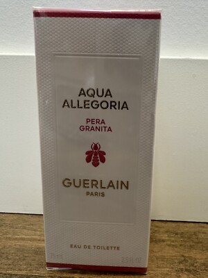 Guerlain Aqua Allegoria Pera Granita Eau De Toilette Spray 75ml New With Seald