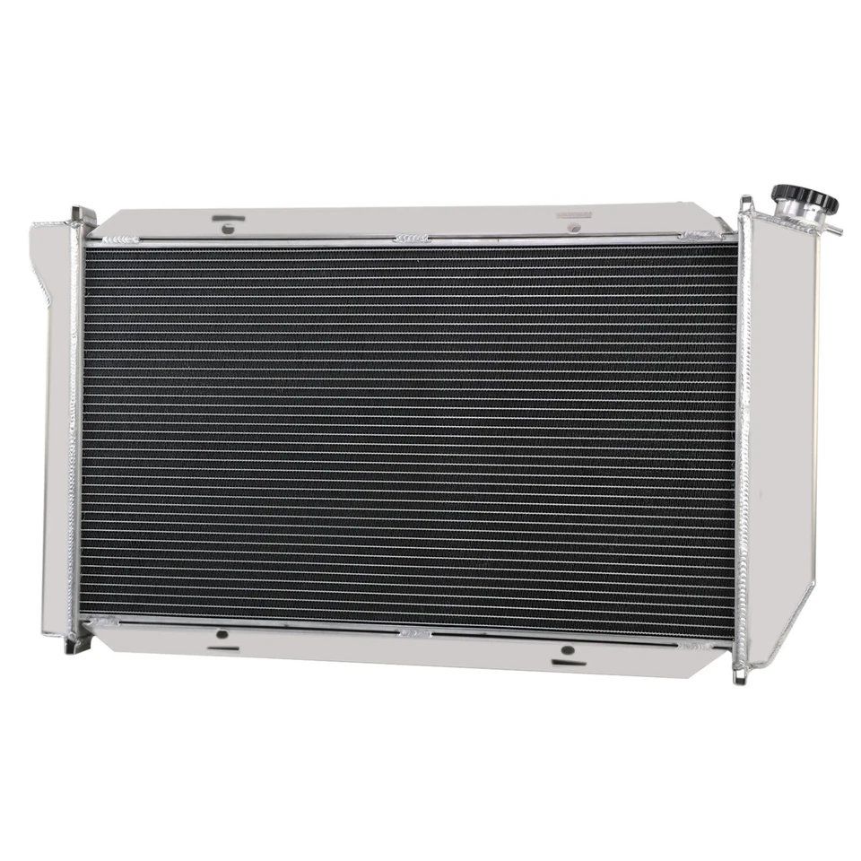 4 Row Radiator+Shroud Fan+Relay For 1972-1979 1977 Ford Thunderbird / LTD II V8 Foto 3 de 4